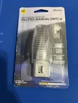 Amertac 71053 White 120V 60 Hz Manual Faceted Night Light 1PK. Fixed Price $11.66.