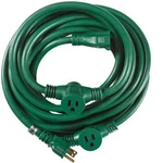 Woods 25FT Outdoor Extension Cord 14 3 Gauge Green Outlet Heavy Duty Flexible. Fixed Price $40.37.
