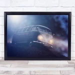 Volkswagen Vw Car Bus Night Dark Lights Diecast Miniature Macro Wall Art Print. Fixed Price $53.29.