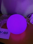 Mr.go Rgb Led Mood Light Lamp Orb 16CM Color Changing Remote Rechargeable New. Fixed Price $49.99.