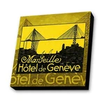 Lamp-in-a-box W0606-HOT-GENEV Hotel De Geneve Mdf Wall Art, 6", Mu.... Fixed Price $17.19.