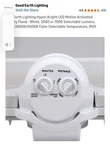 Good Earth Lighting Hyper Bright Led Flood Light, Motion, 2000/7000 Lumens, 300. Fixed Price $60.00.