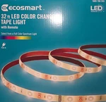 Ecosmart 32 Ft Led Color Changing Tape Light W/remote&power Supply. Fixed Price $28.99.
