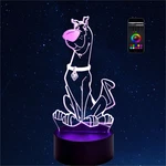 Figure Cute Cartoon Dog Baby Nightlight Colorful Touch Sensor Kids Bedroom Bedsi. Fixed Price $12.83.