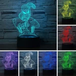 3D Illusion Led Night Light,visual Creative 7 Colors Gradual Changing Touch S.... Fixed Price $23.58.