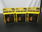 Lot Of Maxsa 4032 Battery Powered Motion Activated Outdoor Safety Nightlights. Fixed Price $19.99.