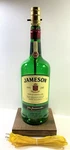 Jameson Irish Whiskey Large 1.75L Liquor Bottle Bar Table Lamp Light Wood Base. Fixed Price $58.49.