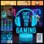 Gaming Night Light - Rgb Color Changing Lamp With Remote, Dimmable Decor For. Fixed Price $31.99.