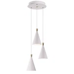 ET2 Lighting Norsk Pendant, White/metallic Gold E24623-WTMG. Fixed Price $159.99.