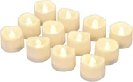 Elander Led Tea Lights Flameless Candle With Timer, 6 Hours On 18 O.... Fixed Price $18.42.