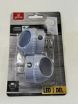 2PK Night Light Led Directional Warm White Rotates 360 Degrees Dusk Dawn. Fixed Price $8.99.
