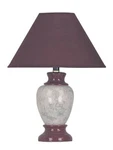 Ore International 609BG 15 Ceramic Accent Table Lamp Burgundy. Fixed Price $22.95.