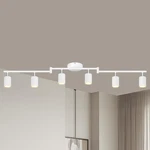 Auquee 6 Track Lighting Fixtures Ceiling Matte White Kichen. Fixed Price $95.98.
