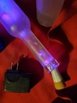 Usb Rechargeable Wine Multicolor Lights W/cork, Frosted & Blue Bottles !. Fixed Price $15.01.