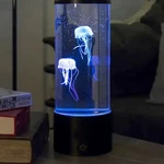 Ocean Night Light With Floating Jellyfish - Aquarium Mood Lamp For Bedroom, Calm. Fixed Price $44.26.