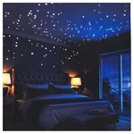 Glow In The Dark Stars Wall Stickers, Adhesive Dots And Moon For Starry.... Fixed Price $13.47.