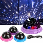 Baby Kids Lamp Moon Star Sky Projector Rotating Cosmos Constellation Night Light. Fixed Price $7.99.