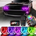 Fits Dodge Challenger 08-23 Aura Pro Bluetooth Drl Halo Rgb Install Friendly. Fixed Price $52.49.