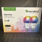 Nanoleaf Essentials Smart Bulb & 80 Lightstrip Bundle. Fixed Price $64.99.