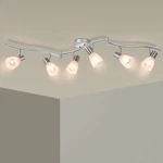 Hibay 6-LIGHT Ceiling Fixture Adjustable Led Track Lighting Kit Modern. Fixed Price $81.56.