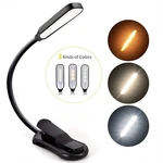 Usb Rechargeable Led Book Light Flexible Clip On Reading Lamp Bed Travel. Fixed Price $9.39.