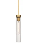 Z-lite Beau 1-LIGHT Rubbed Brass Pendant With Glass Shade 740P-RB. Fixed Price $79.99.
