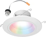 Halo 5/6" Smart Wi-fi Recessed Led Light Powered By Wiz Pro, Dimmable Full Color. Fixed Price $11.89.