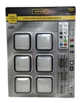 Defiant 6-PACK Led Accent Lights With Remote Control 4 Colors, Timer, Ships Free. Fixed Price $17.95.