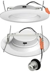 Nicor Recessed Led Ceiling Light 5/6IN Dimmable White 12PK Fixtures. Fixed Price $59.97.