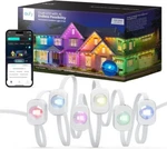 Eufy Permanent Outdoor Light 100FT 60DUAL-LED Rgb App Control Ai For Decor. Fixed Price $118.74.