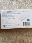 American Lighting ALC2 8-3/4"LX3-5/8"WX15/16"H White Finish. Fixed Price $20.00.