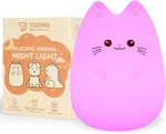 Night Light For Kids, Led Cat Squishy Animal Lamp Baby, Soft Silicone Dimmab. Fixed Price $19.95.