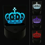 King Queen Royal Crown 3D Illusion Led Night Light Sign Lamp. Fixed Price $19.99.