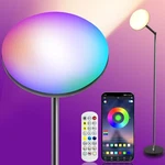 Zaiyw Smart Rgb Floor Lamp With App Timer Music Sync, 16 Million Colors Chang.... Fixed Price $37.96.