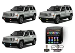 Rgb Multi Color Led Halo Kit With Rf Remote For 11-15 Jeep Patriot Fog Lights. Fixed Price $103.60.