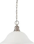 Nuvo Lighting 60/3258 Nickel Single 16"W Pendant. Fixed Price $93.99.