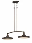 Nuvo 62-163 2-LIGHTS Led Island Pendant Rustic Brass Finish. Fixed Price $218.71.