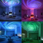 Projector Galaxy Starry Sky Night Light Ocean Party Speaker Led Lamp Remote. Fixed Price $8.99.