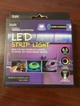 Itek, Led Strip Light, Remote, Color Changing, 6.5' Length, Sound Activate. Fixed Price $11.99.