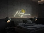 31.5"X18" King Crown Flex Led Neon Sign Night Light Gift Party Bar Artwork Cor. Fixed Price $189.99.