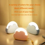 Usb Wireless Night Light Mini Adorable Cloud Shape Led Lighst For Bedroom. Fixed Price $12.99.