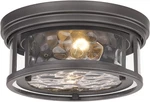 Clarion 2-LIGHT Flush Mount Fixture, 120W, Bronze Finish, Elegant Design. Fixed Price $325.99.