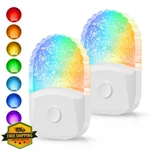 2 Pack Rgb Led Night Light Color Changing Dusk To Dawn Sensor Kids. Fixed Price $20.00.