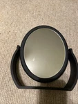 Make Up Vanity Mirror Danielle Creations Matte Black Table Top 360 Rotation Oval. Fixed Price $22.99.