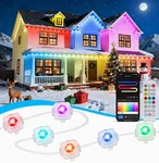Permanent Outdoor Lights, 100FT Smart Eave With 72 Led IP67 Wat.... Fixed Price $44.95.