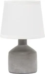 Simple Designs Mini Bocksbeutal Concrete Table Lamp Gray 9.5 LT2080-GRY. Fixed Price $14.95.
