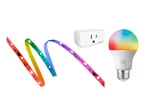 Ecosmart Hubspace Starter Kit 6.5" Strip Light, A19 Bulb -smart Plug. Fixed Price $12.99.
