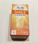 New Norb Led Smile The Feel Right Light For Human Health Bulb 11W. Fixed Price $12.99.
