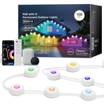 Smart Permanent Outdoor Lights, Rgb With Ic + WHITE(6000K), Under-eave Lighti.... Fixed Price $138.58.