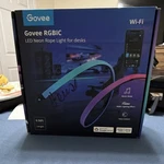 Govee Rgbic Led Neon Rope Light Strip 6.56FT Wi-fi App Voice Remote Control. Fixed Price $23.99.